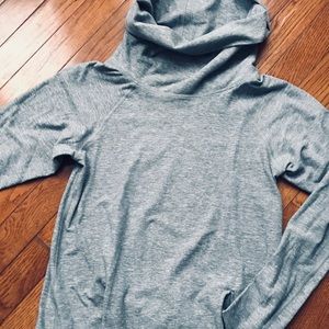 lululemon run pullover gray sz 4
